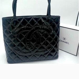Chanel Black Quilted Tote Bag